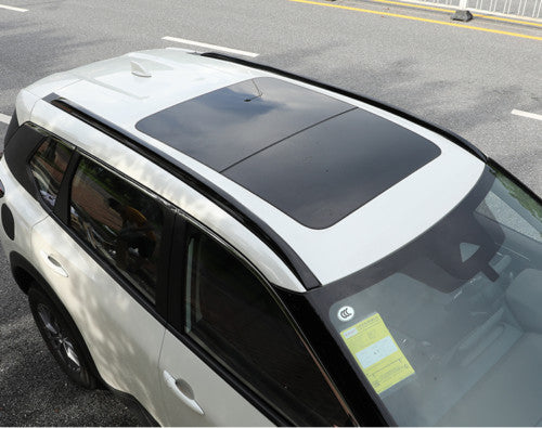 Bright black Roof Rack Side Rails Luggage Cover Trim for Nissan Rogue 2021-2023