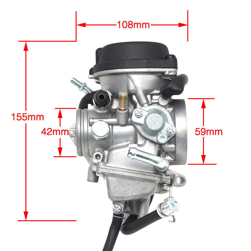 Carburetor for Kawasaki 36MM For UTV ATV Motorcycle PD36J Massimo 350cc-400cc Hisun Q