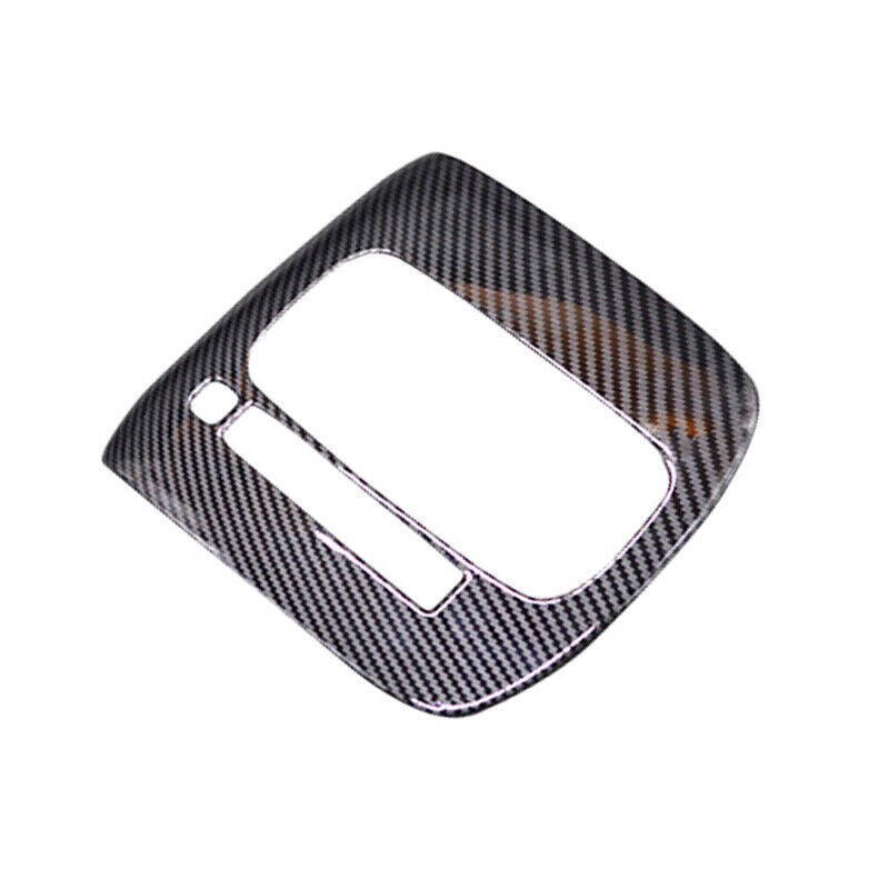 Console Gear Shift Frame Decor Cover Trim for Kia K3 2017-18 Black Carbon Fiber