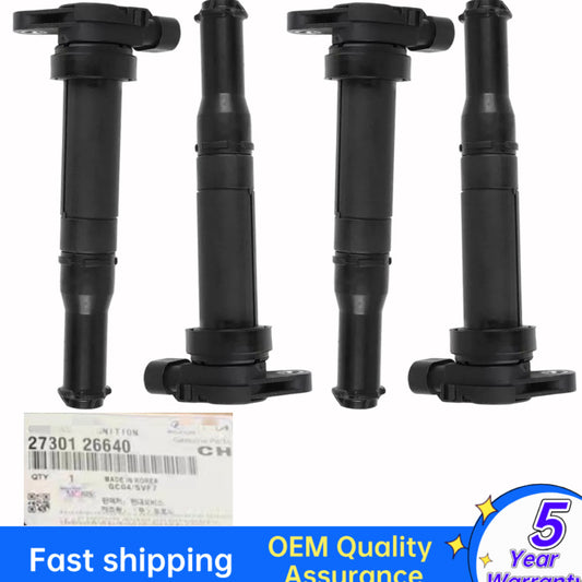 4-pack of ignition coils suitable for Hyundai -accented for Kia Rio 1.6L 06-11  27301-26640
