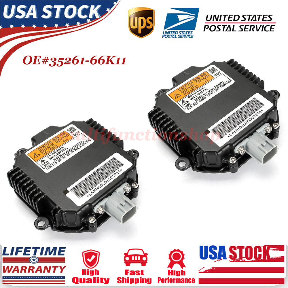 2-pack of ballasts for Infiniti G37 3.7L HID xenon headlights (2008, 2009, 2010, 2011, 2012-) Q