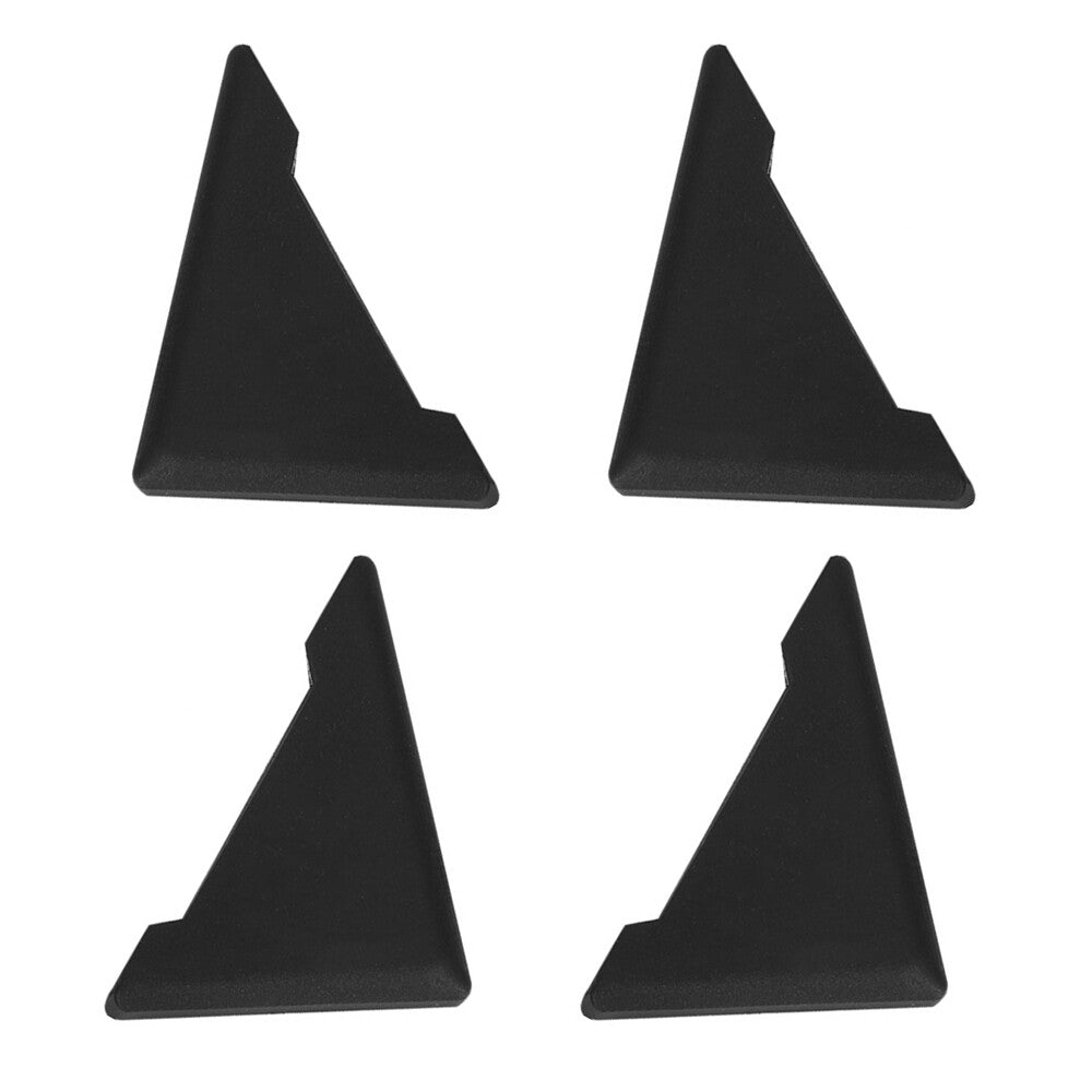 4-piece car door 90° corner cover black anti-scratch protection kit silicone n