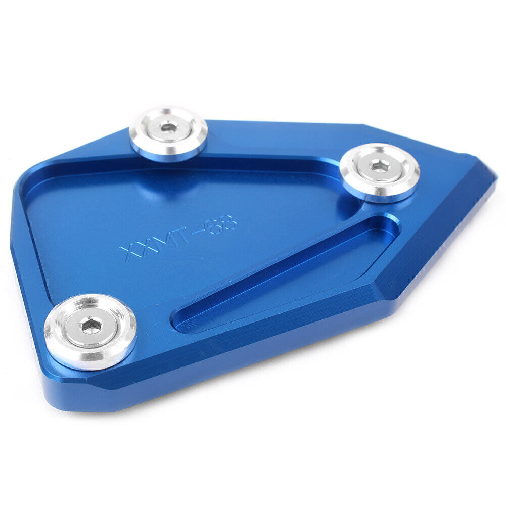 Kickstand Side Foot Stand Extension Pad Plate Fit for BMW C650 GT 2012-2016 15 Blue Q