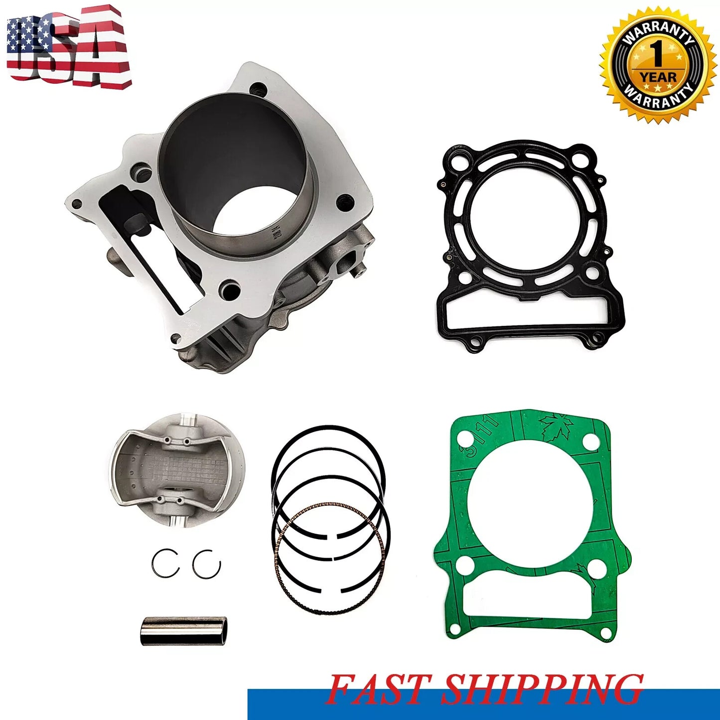 Cylinder W/Gasket Repair Kit For Hisun 550 Sector Strike Cub Cadet Tactic UTV
