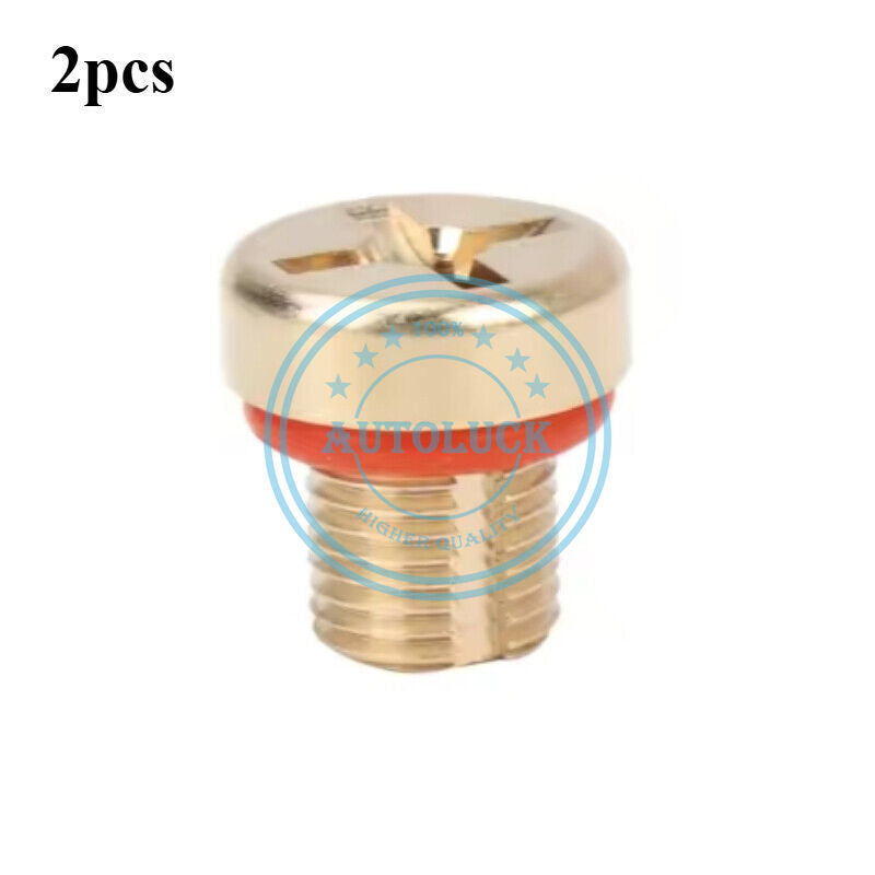 2PCS Coolant Bleeder Screws 11537793373 for BMW See compatibility