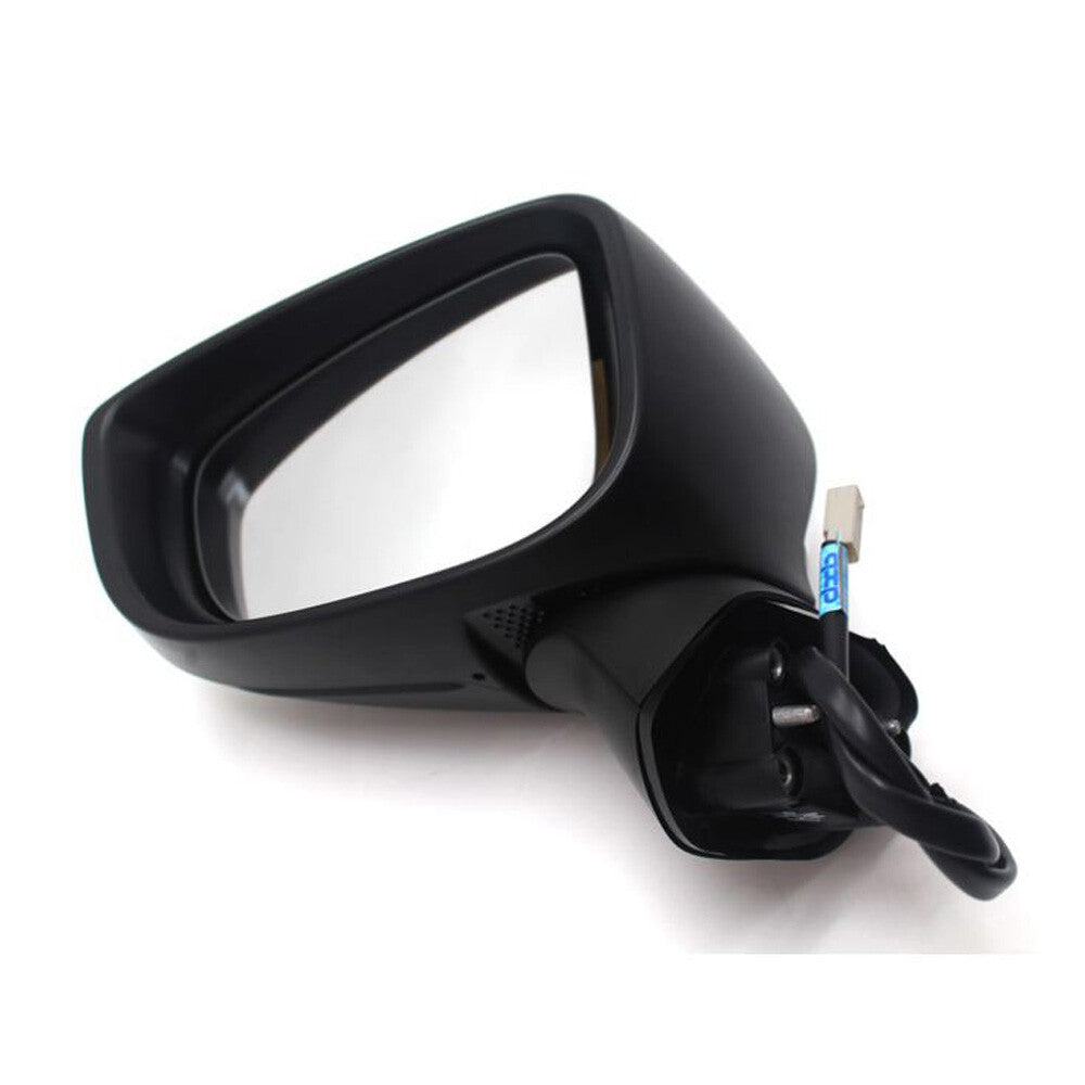 Side mirror driver left for Mazda 3 14-16 white power heated indicator light 8 wires - n
