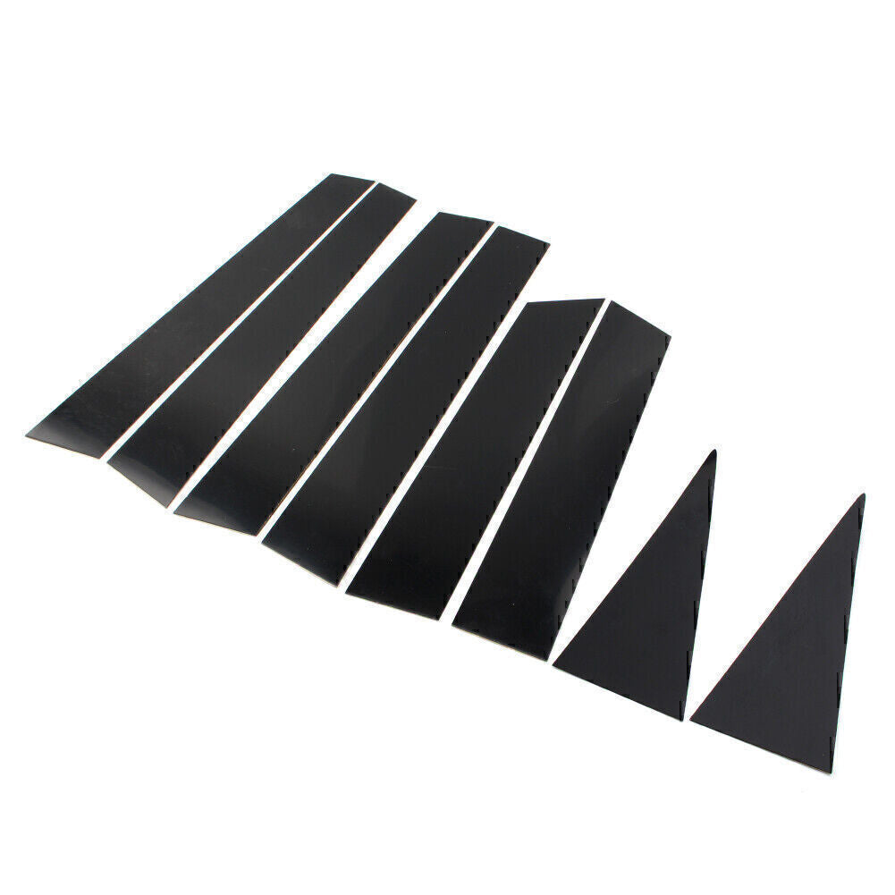 8pcs Door Window Trim Pillar Posts Piano Cover for Nissan Rogue 2014-2020 2019