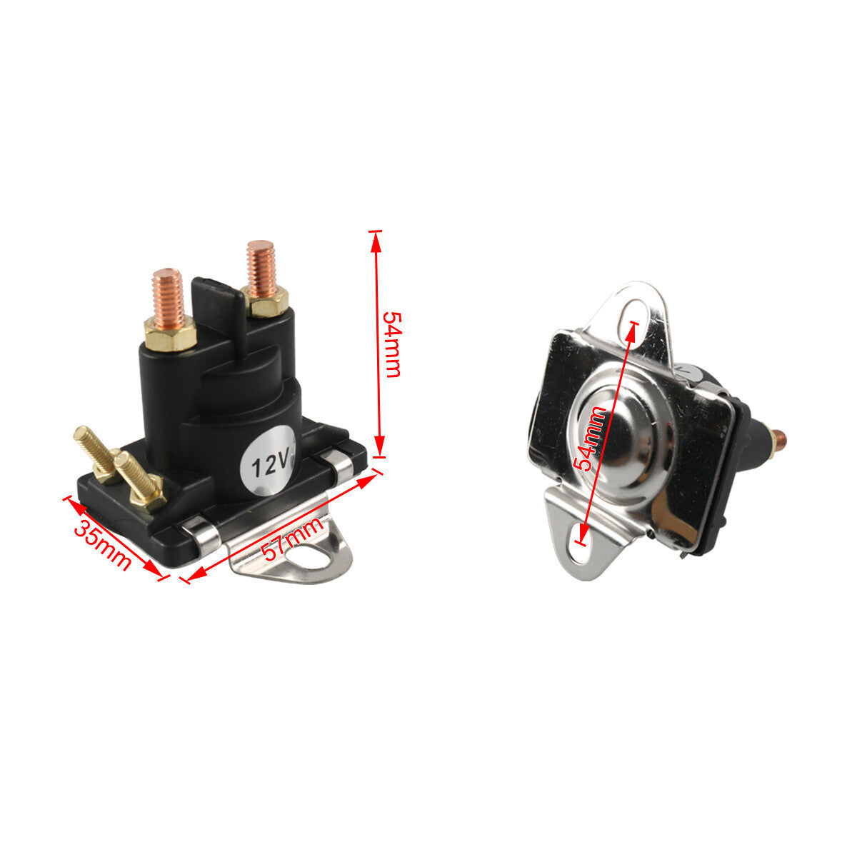 Suitable for Mercury Marine Starter solenoid valve relay XR-2045 89-96158T 4-terminal 12V - n