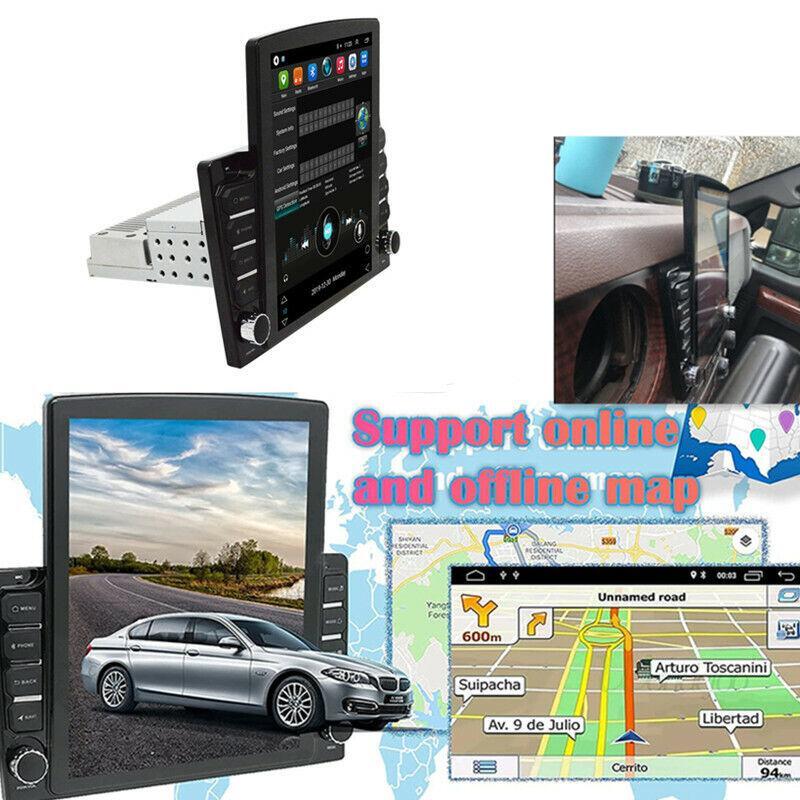 Vertical touchscreen Android stereo WiFi player car radio GPS navigation 9.7-inch n