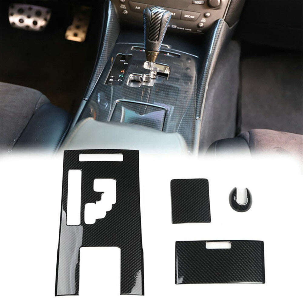 4PCS/Set Car Interior Gear Shift Cover Trim for LEXUS IS250 300 350 2006-2012 Q