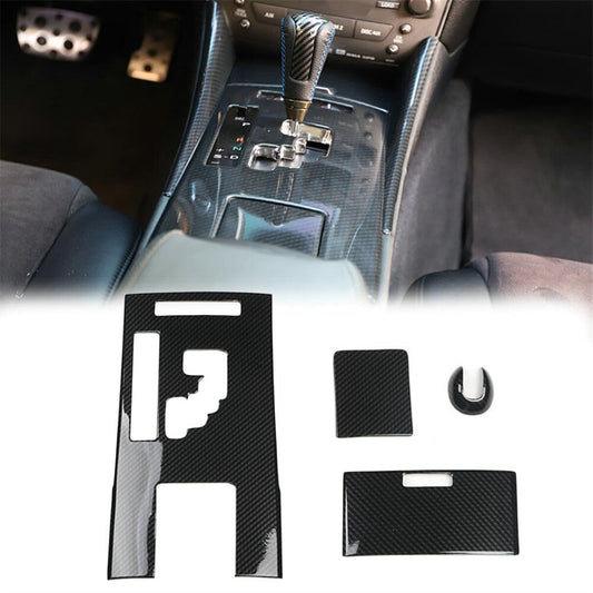 4PCS/Set Car Interior Gear Shift Cover Trim for LEXUS IS250 300 350 2006-2012 Q