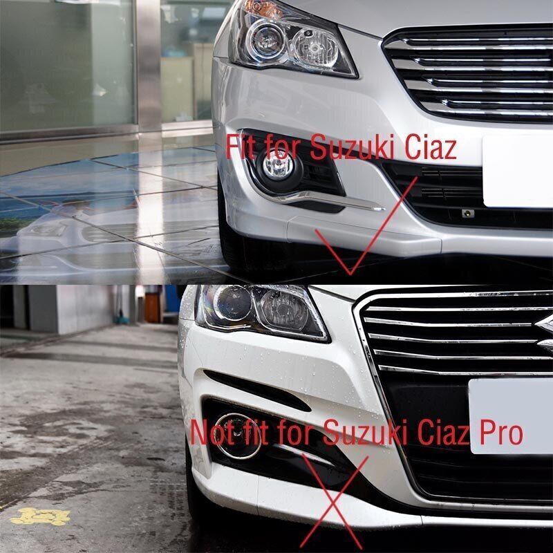 Unpainted front bumper tow hook cap trim for Suzuki Ciaz 2015 - 2017 Q