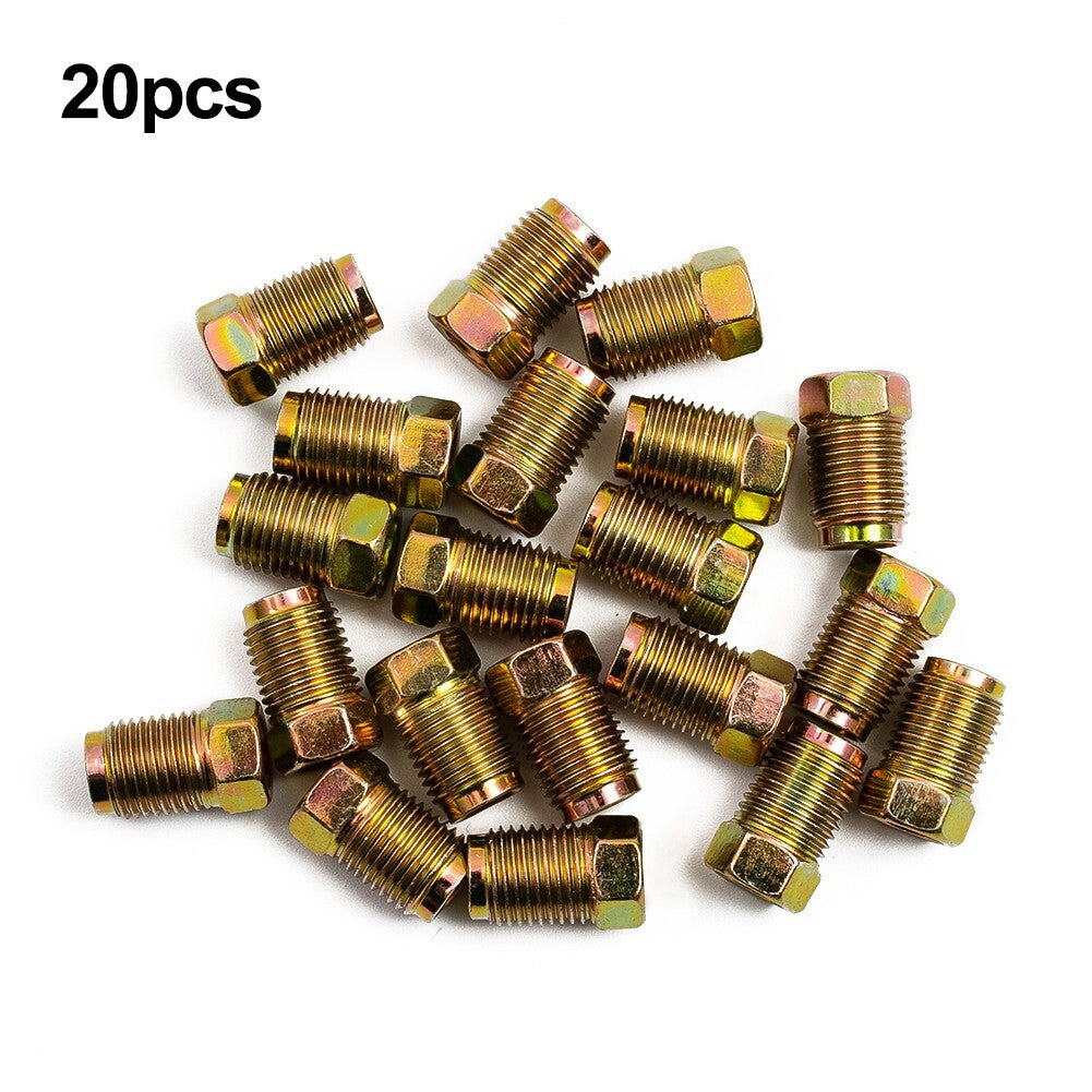Metric Brake Line Fittings Nuts End Union Zinc Inverted Flares Accessories