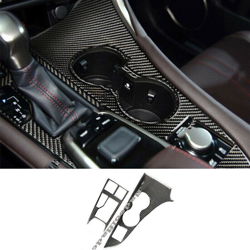 for Lexus RX300 450h 16-22 Real Carbon Fiber Gear Shift Box Panel Cover Sticker