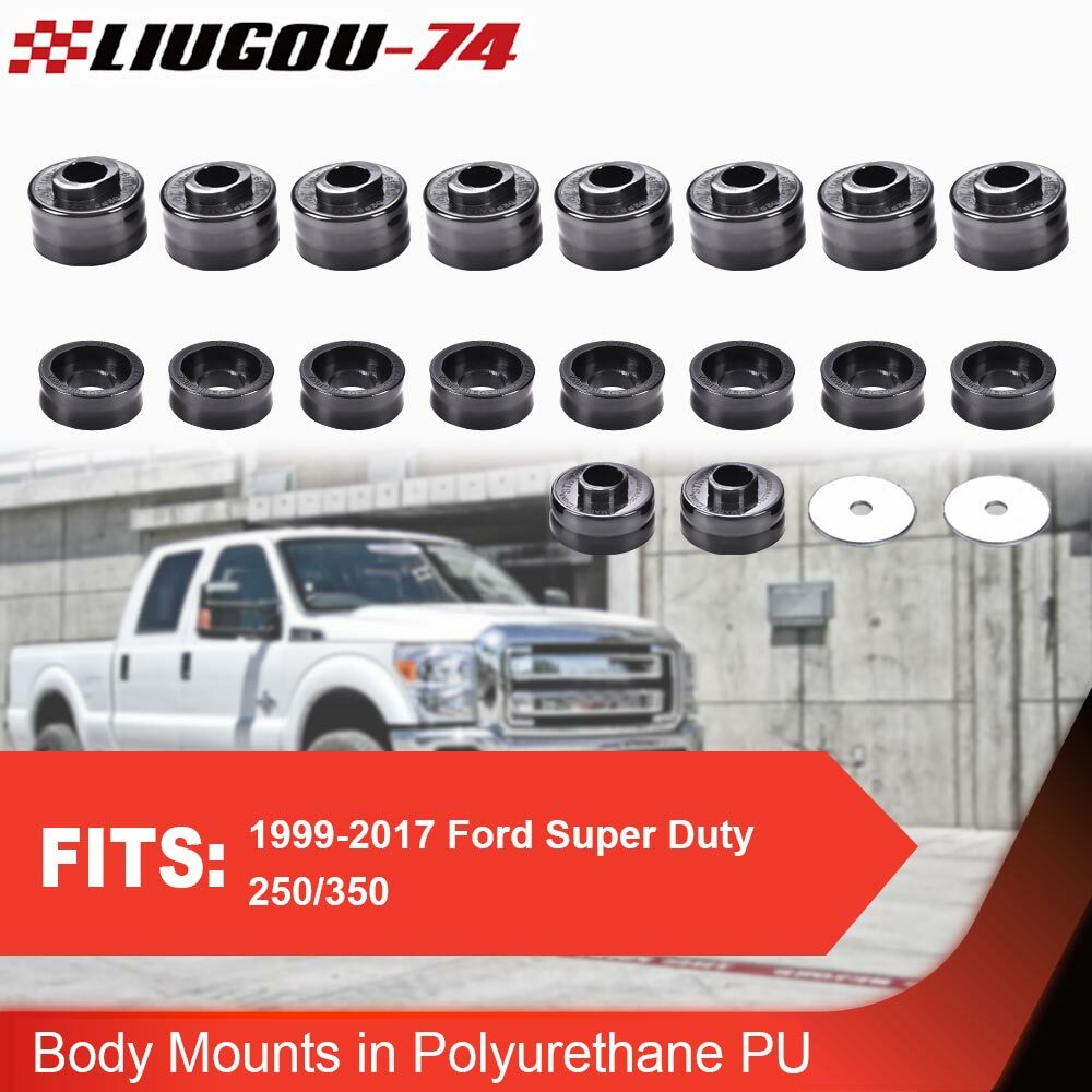 Polyurethane body mounting suitable  for ford  F250/350 Super Duty 99-17 2WD/4WD LG Q