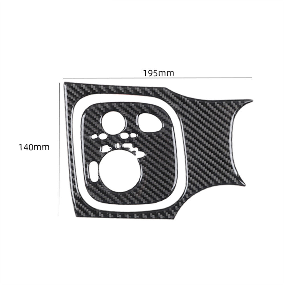 Carbon Fiber Interior Headlight Switch Button Trim for Benz C Class W203 2005-07