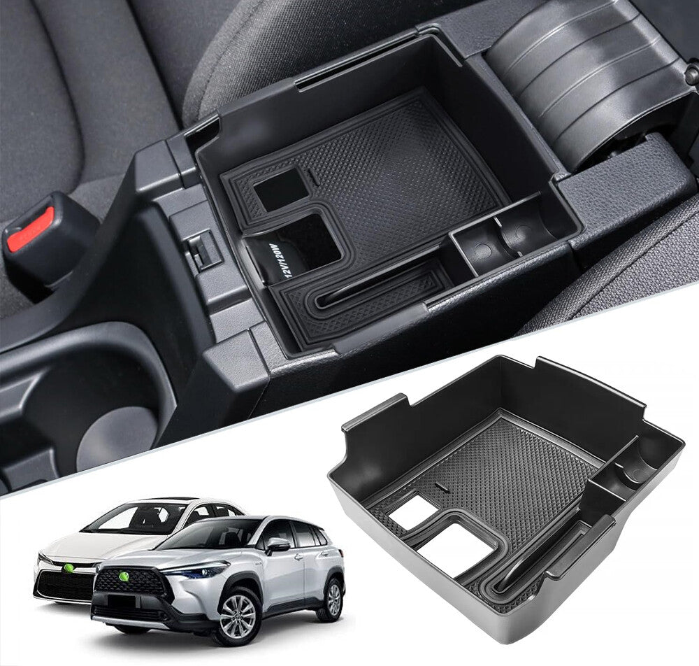 For 2019-2025 for Toyota for Corolla Center Console Armrest Storage Box Tray Accessories Q