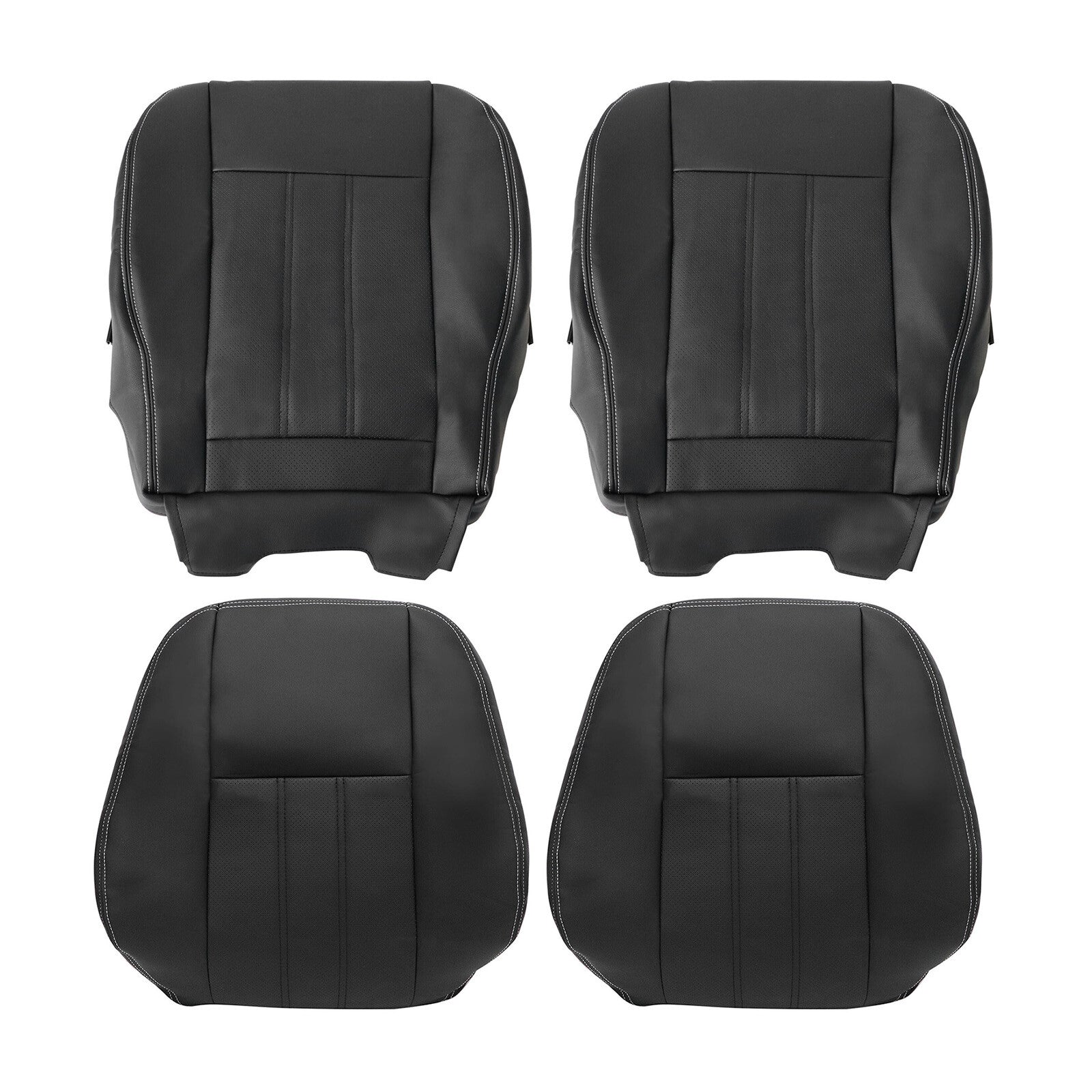 Front Driver Passenger Bottom Top for Seat Cover for Chrysler Town Country 2011-16
