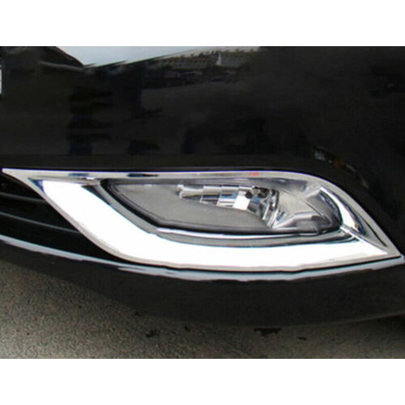 for Hyundai Sonata 2011-14 Chrome Front bumper Fog Light Frame cover decor Trim