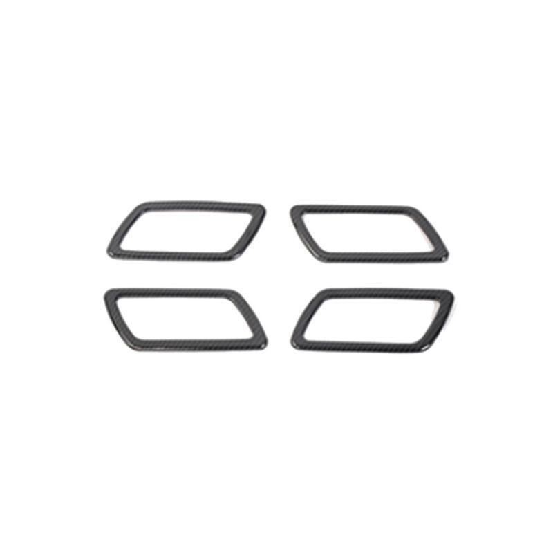 for Chevrolet Equinox 18-2021 Carbon Fiber ABS Inner Door Storage Box Cover Trim