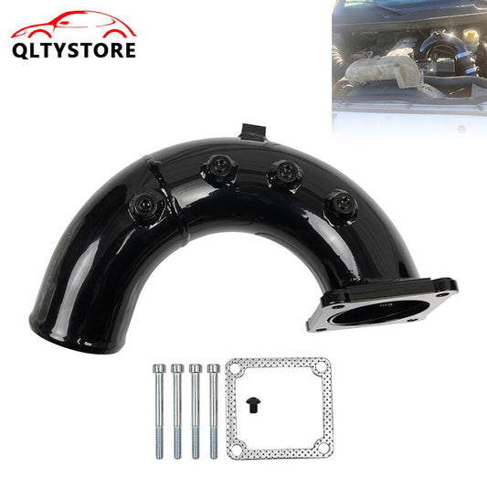 High Flow Air Intake Elbow Tube for 1998.5-02 for Dodge for Ram 5.9L Diesel Blk Q