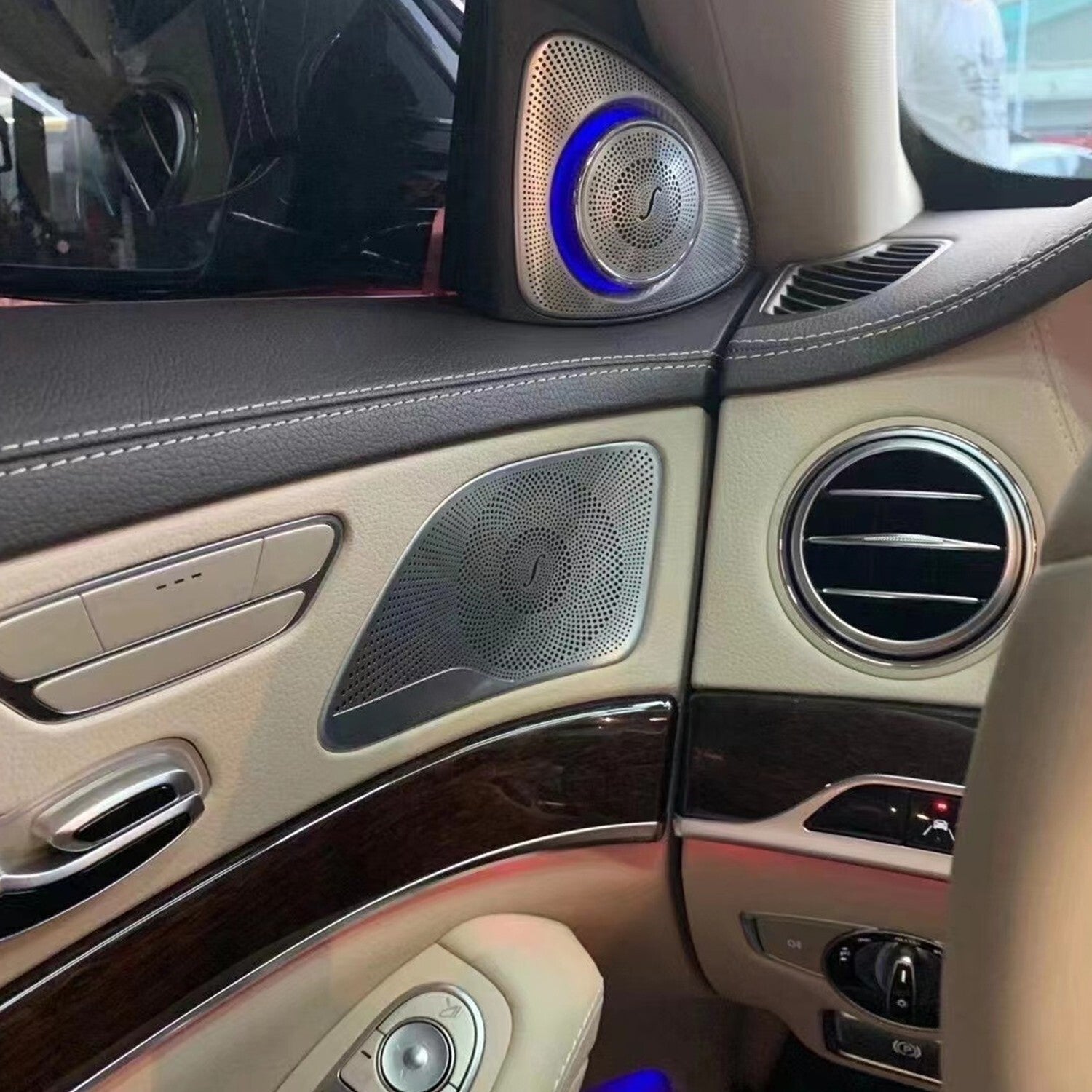 3D Rotation Speaker Tweeter for Mercedes-Benz 64 colors 3D Rotating Tweeter
