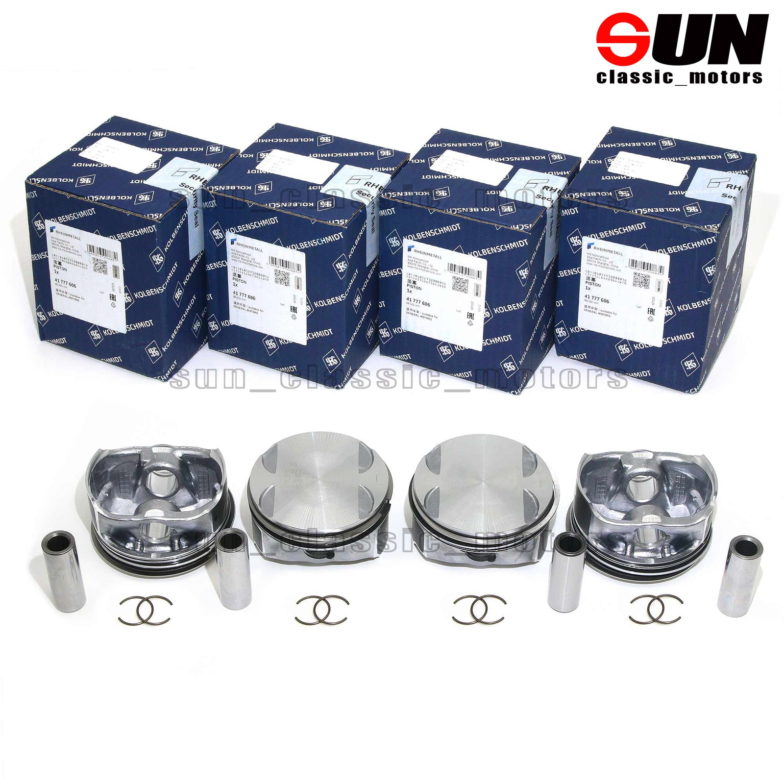 Pistons & Rings Kit For 2010-2017 for Chevy Equinox for GMC Terrain for Buick 2.4L 12643172