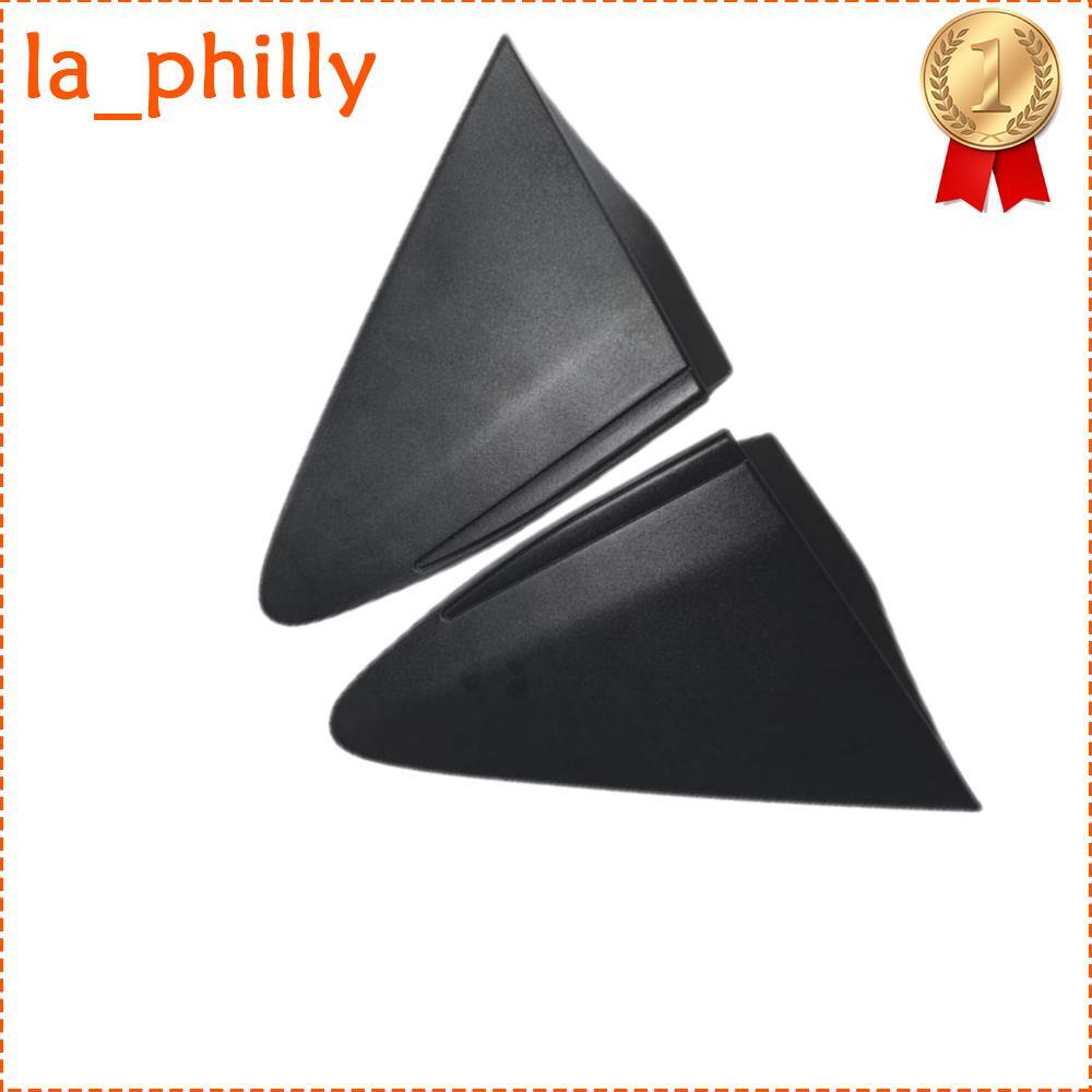 Pair Rearview Mirror Triangle Black Left  Right for 2015-2017 Yaris LE Replaces
