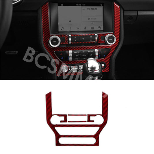 Front Central Media Decor CD Panel Cover Trim Fit  for ford  for Mustang 2015-2019