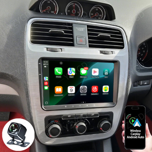 9 Apple Carplay for Volkswagen Vento 2009-2015 Car Radio Stereo GPS Navi 2+32GB