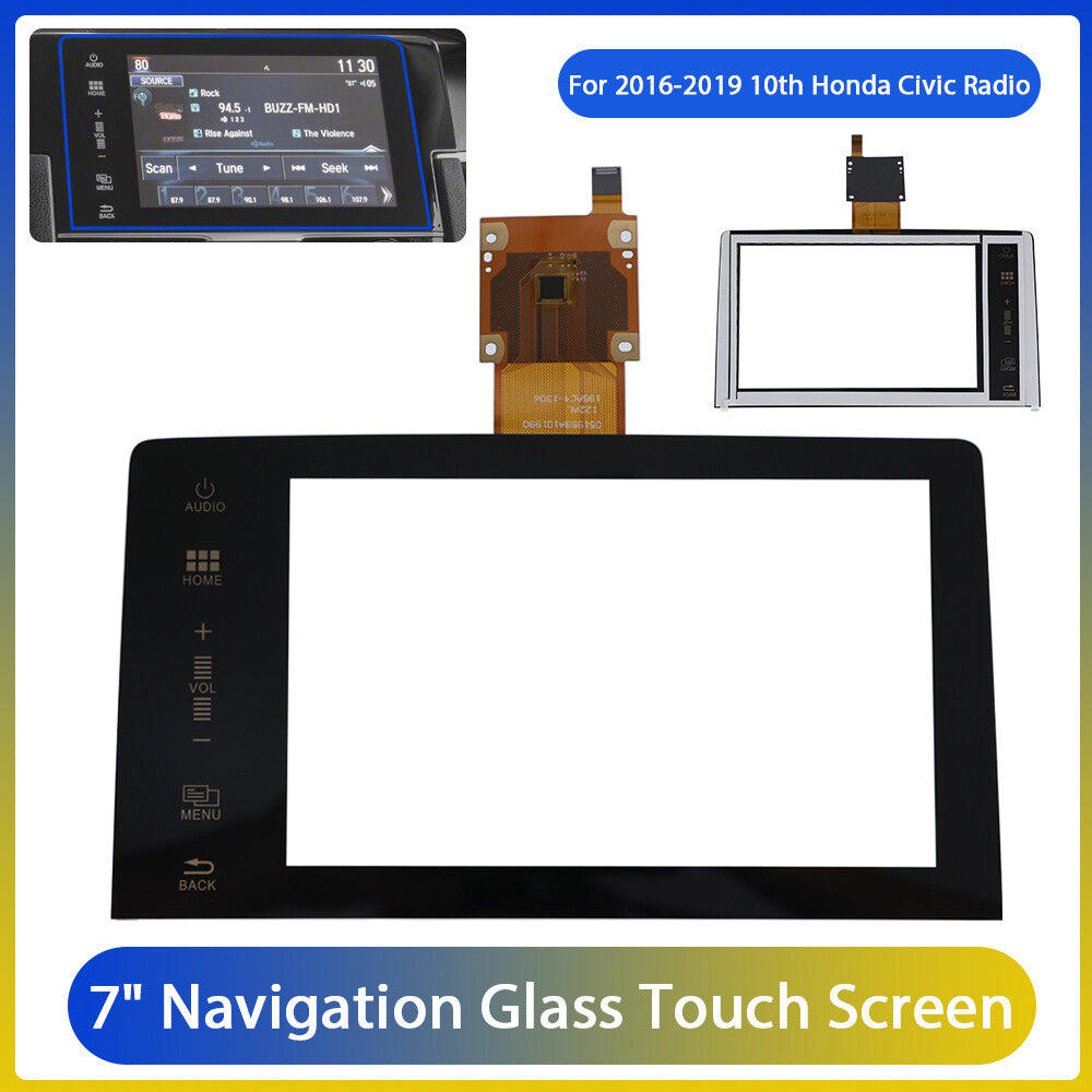7Glass Digitizer Radionavigation f¨¹r for Honda 10th for Civic 39710-TBA-305 Touchscreen