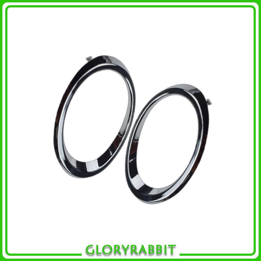 For 2012-14 for Toyota for Camry SE 2PCS Fog Light Lamp Bezel Covers Chrome Left+Right