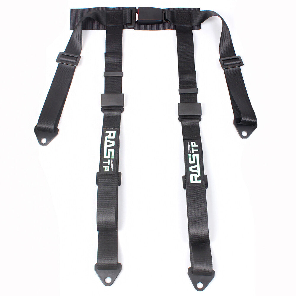 Black 2 4 Point Sport Quick Release Harness for Racing Car Q