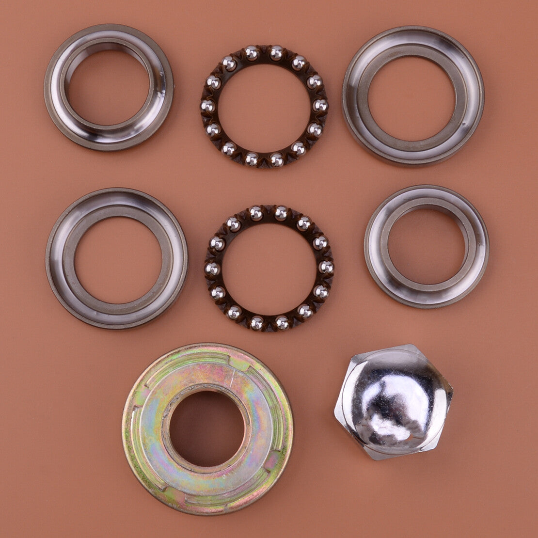 Steering Bearing Fork Stem Assembly Fit for for Honda ATC125M ATC185 ATC200ES ATC70 v