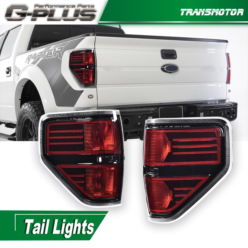 Taillight and brake light assembly suitable for 2009-2014 for Ford F-150 pickup trucks.