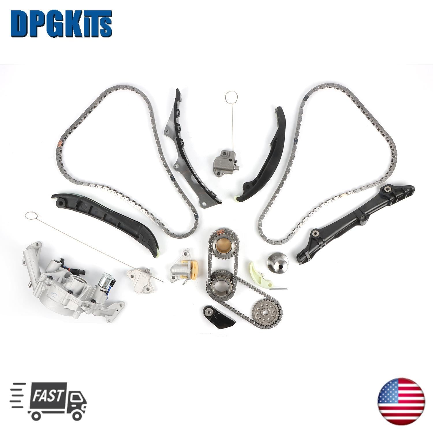 Timing Chain Kit Oil Pump Solenoid Kit for 11-16 for Dodge Avenger for Chrysler for VW 3.6L