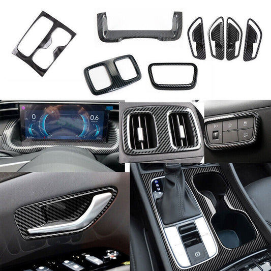 2022-2023 ABS Carbon Fiber Pattern Interior for Hyundai Santa Cruz Trim Cover B n