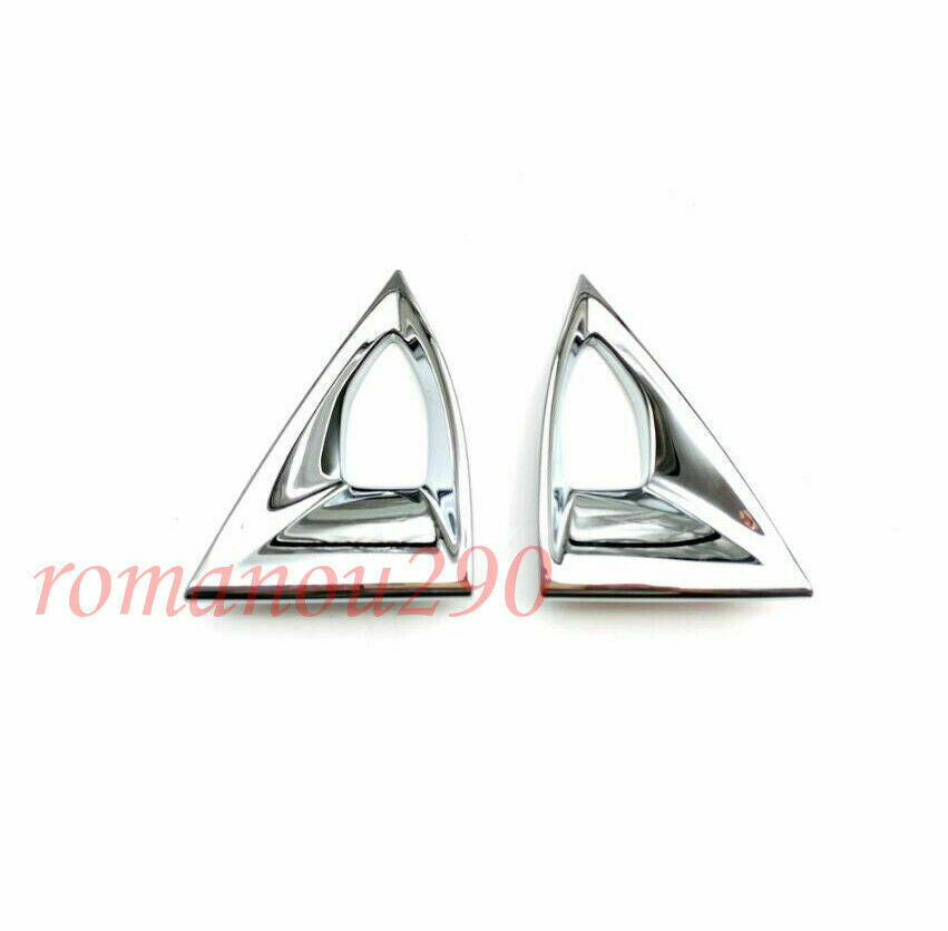 for Nissan Rogue/X-Trai 2021-2023ABS Chrome Car Front Fog Light Frame Cover Trim