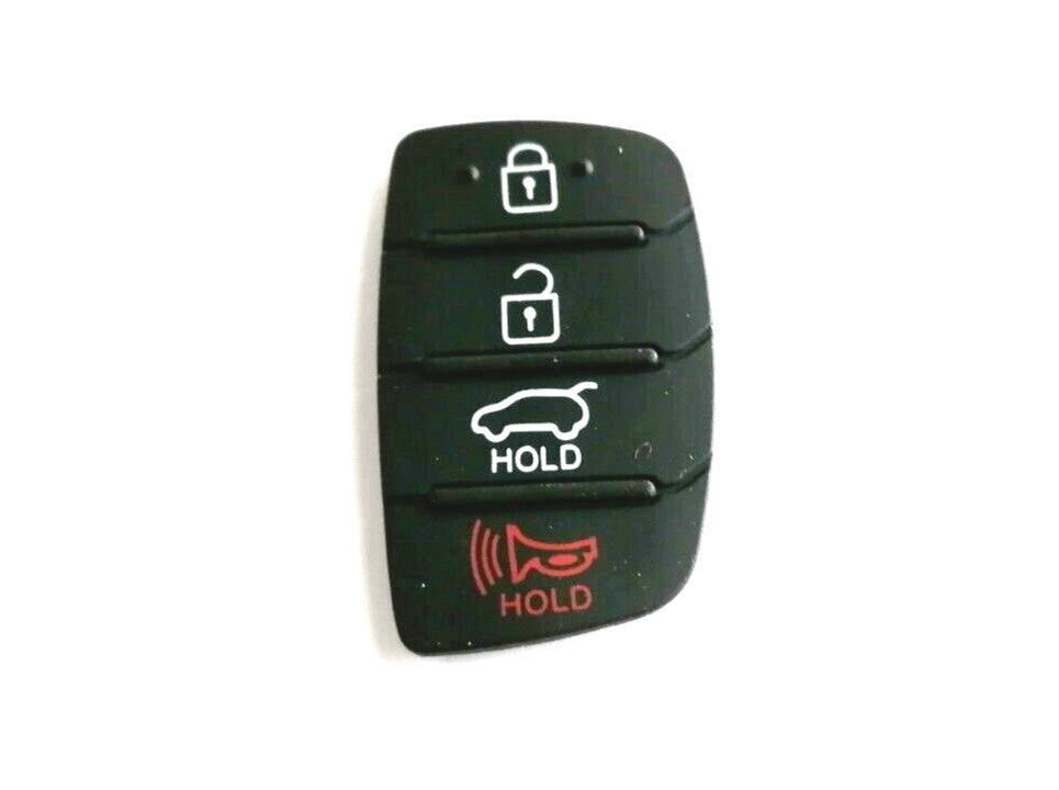 4 Button Car Key Fob Case Rubber Pad for Hyundai Sonata 2015 2016 2017 2018 2019 Q