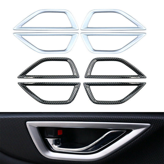 4x Car Interior Door Handle Bowl Cover Fit for Subaru Forester SK 2019 2020 2-Colors