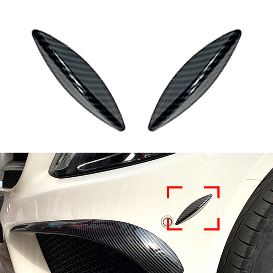Bumper Lip Splitter Siler Side Canards Carbon for Benz C-Class W205 2015-2018