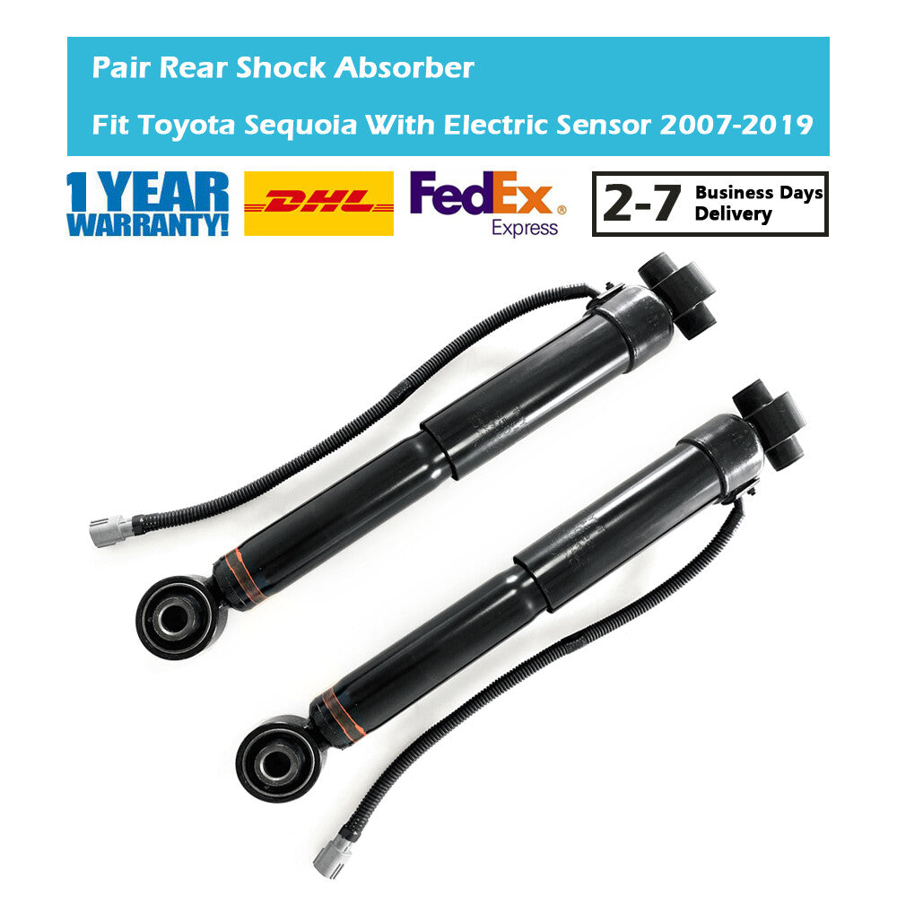 for Toyota Sequoia With Electric Sensor 2007-2019 Pair Rear Shock Absorber