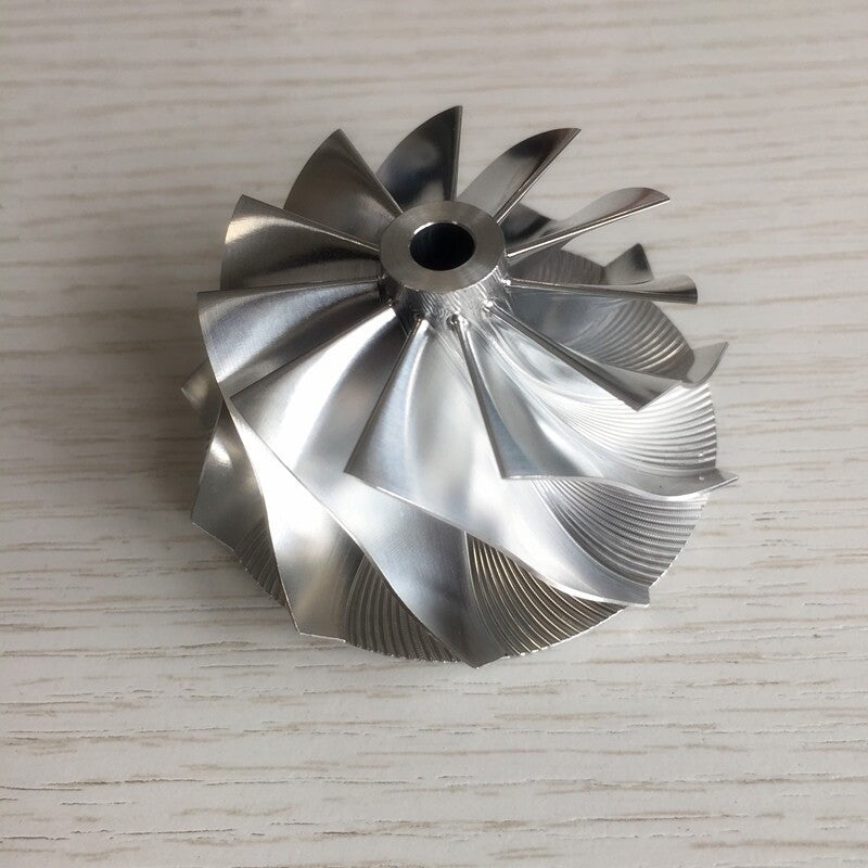 RHF5HB 11+0 Blade High-Performance 48.50/59.94 mm Turbine Billet Compressor Wheel