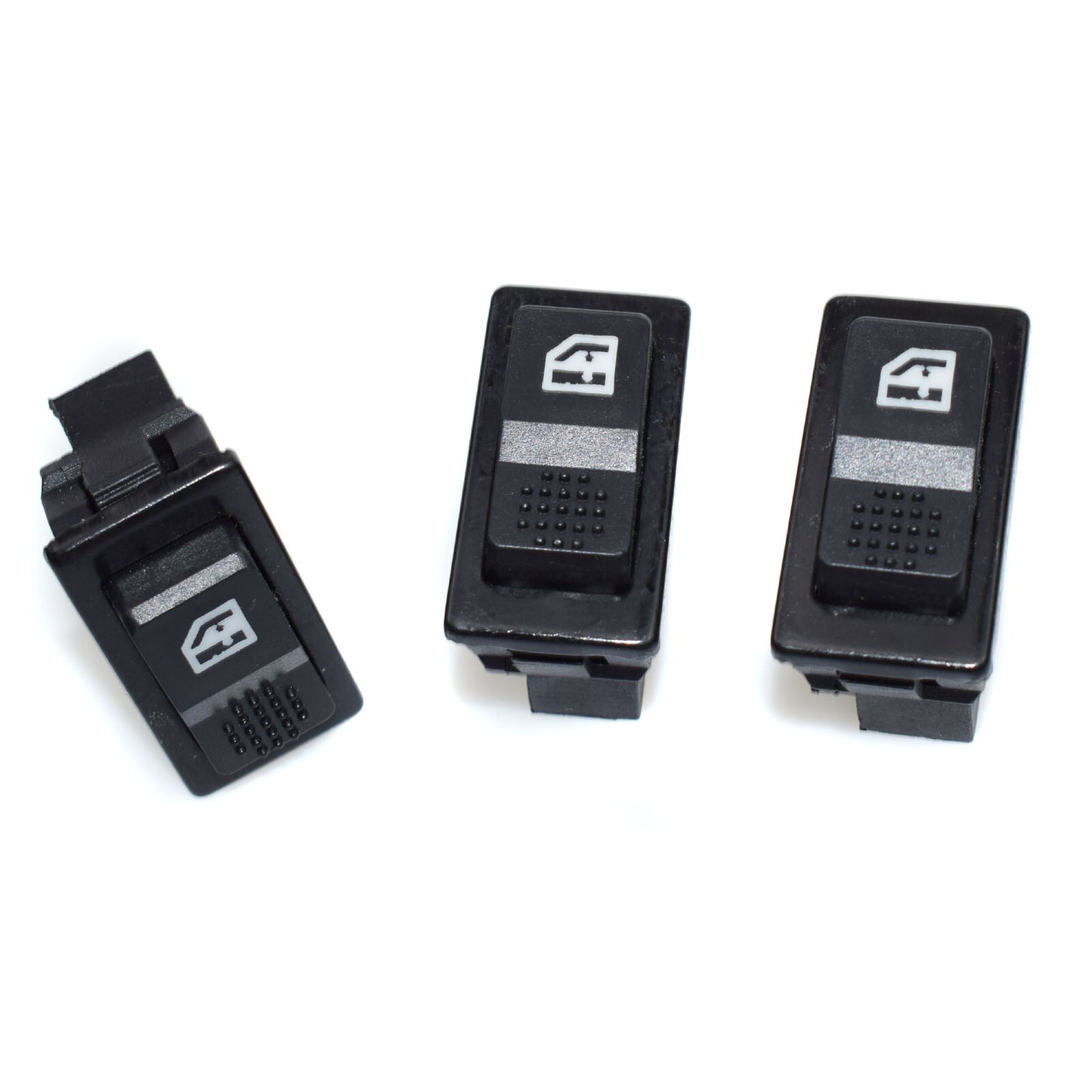New Power Window Switch 5 Pin Fit Universal 12V 20A Automatic Switch Set 3 Pieces - v