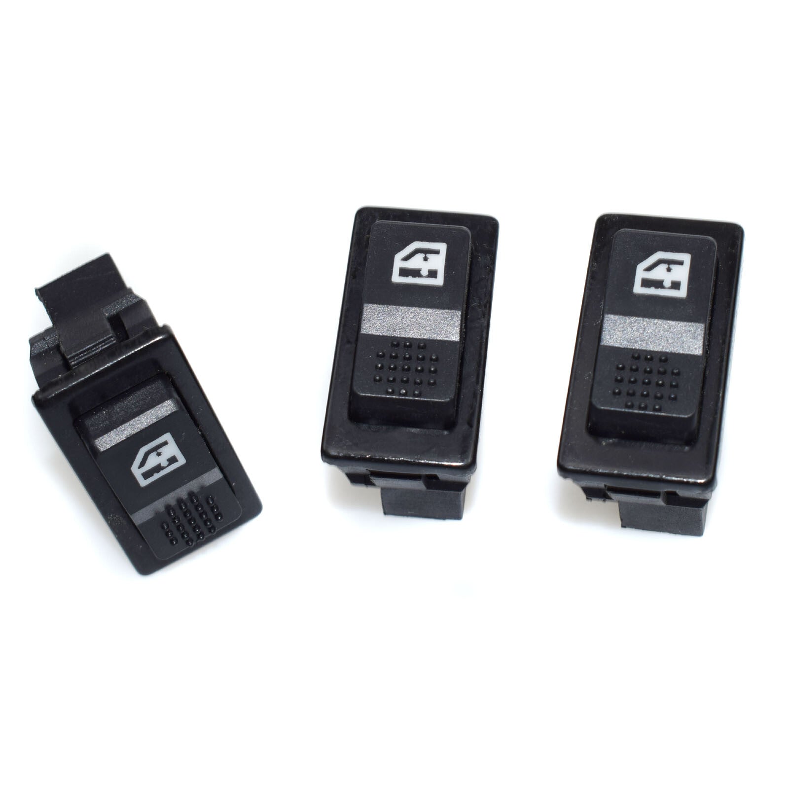 New Power Window Switch 5 Pin Fit Universal 12V 20A Automatic Switch Set 3 Pieces - v