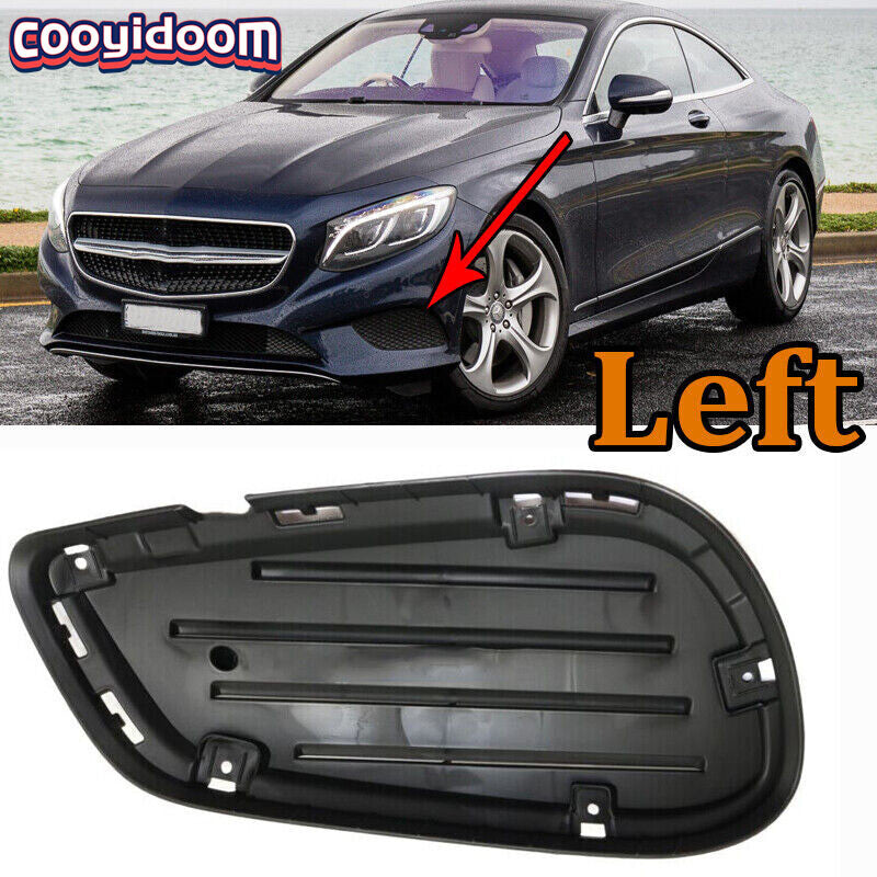 New left-side fog light cover for Mercedes-Benz S400 (2010, 2012, 2013)