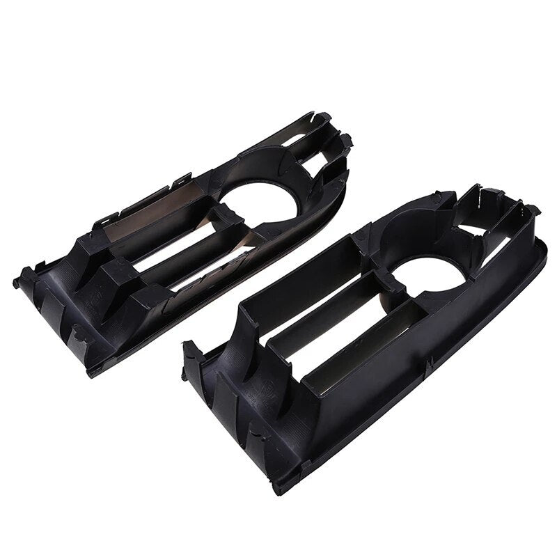 One set of fog lights + fog light grille suitable for Volkswagen Polo 9N 2004-2006