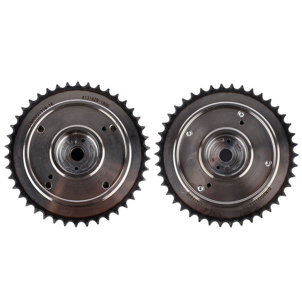 2x Intake Exhaust CVVT Gear Set For 14-19 for Hyundai for Elantra for Tucson for Kia Forte Soul