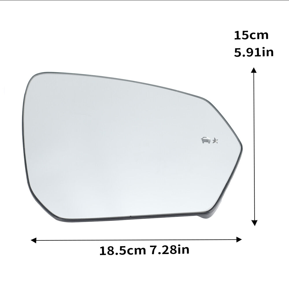 F¨¹r for Chevrolet Equinox for GMC Terrain 18-22 Spiegelglas Mit Beheizbar Licht Rechts