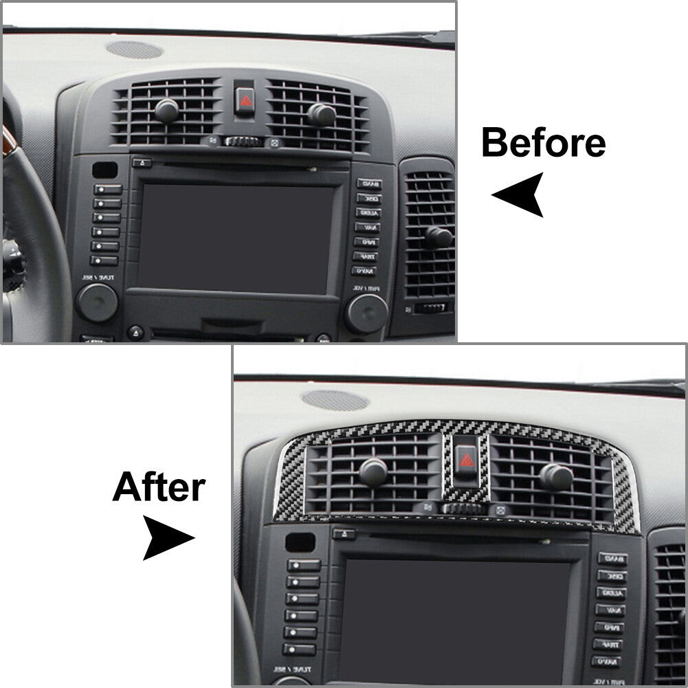 Carbon Fiber Center Air Outlet Vent Cover Trim for Cadillac CTS 2003-2007 2006